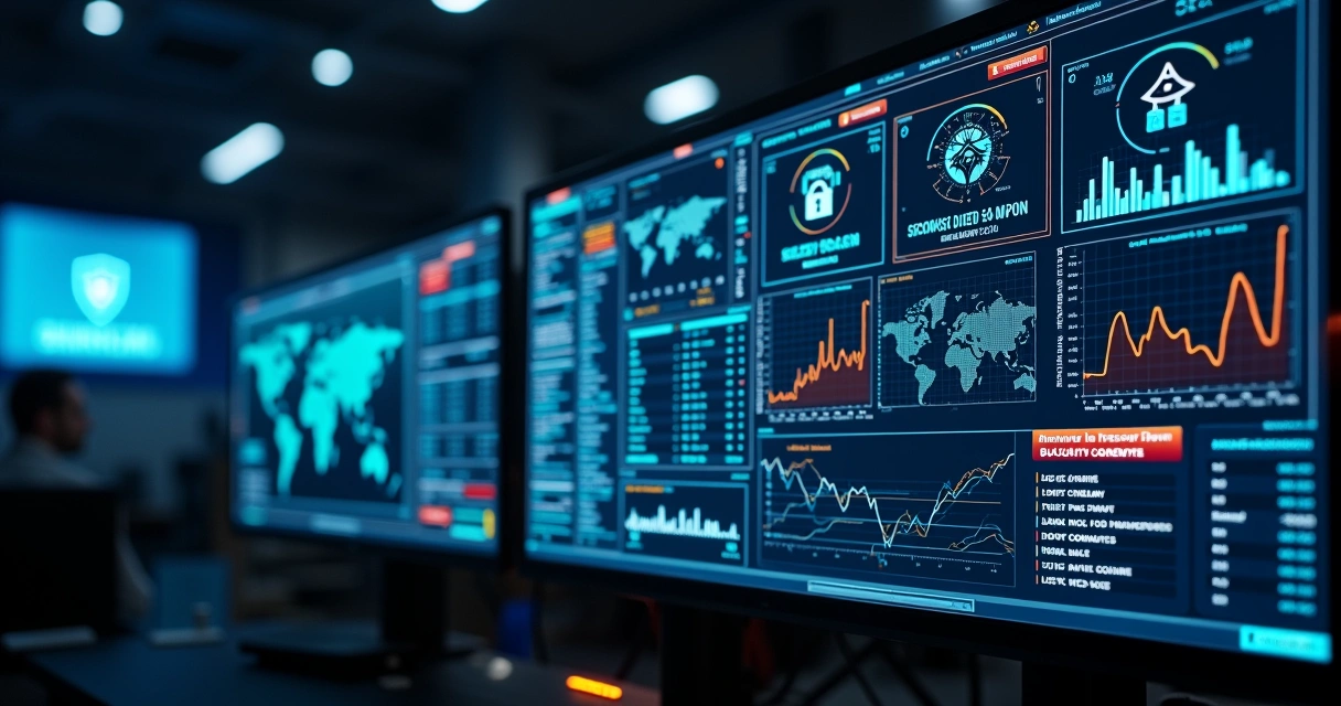Painel de monitoramento de infraestrutura de TI moderno 